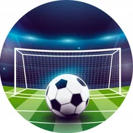 Akcesoria do pakowania - Naklejki 4 cm dla dzieci piłka boisko - miniaturka - grafika 1