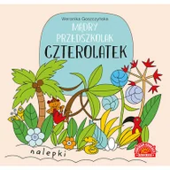 Powieści i opowiadania - Mądry przedszkolak Czterolatek Książeczka z nalepkami Weronika Goszczyńska - miniaturka - grafika 1