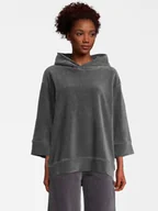 Bluzy damskie - Bluza damska z kapturem elegancka Fila FAW0230-80008 S Szara (4064556358165). Bluzy z kapturem damskie - miniaturka - grafika 1