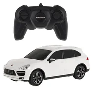 Zabawki zdalnie sterowane - R/C 1:24 Porsche Cayenne Turbo Bia��y RASTAR - miniaturka - grafika 1