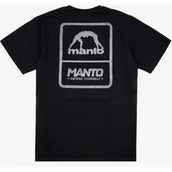Koszulki sportowe męskie - MANTO T-shirt Koszulka PULSE Czarna - miniaturka - grafika 1