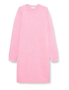 Bestseller A/S Damska sukienka Vmdoffy Ls O-Neck Dress Ga Girl Noos, Sachet Pink/Detail:melange, 50 - Sukienki - miniaturka - grafika 1