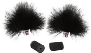 Rycote Rycote Black Ristretto Lavalier Windjammer - pair - Akcesoria fotograficzne - miniaturka - grafika 1