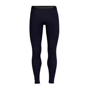 Kalesony męskie Icebreaker Merino 200 Oasis Sonebula Leggings Midnight Navy/Snow/Cb  L - Bielizna sportowa męska - miniaturka - grafika 1