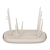 Akcesoria do karmienia - Akuku, składana suszarka na butelki i akcesoria, beżowa, 1 sztuka - miniaturka - grafika 1