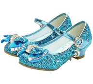 Buty dla dziewczynek - Błyszczące Pantofelki Balerinki Buciki 19,2 Cm,Hopki - miniaturka - grafika 1