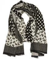 Apaszki i szaliki damskie - Szal szalik elegancka chusta pashmina elegancki paisley - miniaturka - grafika 1
