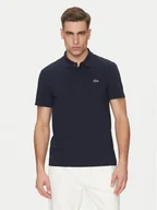 Koszulki męskie - Lacoste Polo DH5522 Granatowy Regular Fit - miniaturka - grafika 1