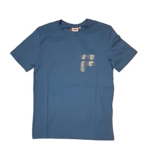 Koszulki męskie - FILA Męski T-shirt BOBITZ Regular Graphic Vallarta Blue, XL, niebieski (vallarta blue), XL - grafika 1