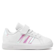 Buty dla dziewczynek - Sneakersy adidas Grand Court 2.0 El C IE3851 Biały - miniaturka - grafika 1
