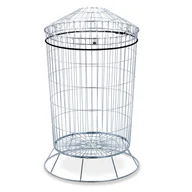 Kosze na śmieci - WANZL Druciany kosz metalowy na śmieci 175 L 12.18312.50-0000 - miniaturka - grafika 1