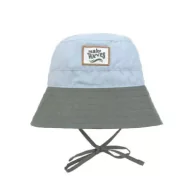 Czapeczki dla niemowląt - Lassig Kapelusz rybacki z filtrem UV80 Splash & Fun sky blue/deep olive, rozm. 50/51 - miniaturka - grafika 1