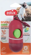 Woreczki na psie odchody - ZOLUX Dozownik worków na odchody BIVOUAK - czerwony - miniaturka - grafika 1