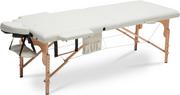 Łóżka - BODYFIT BODYFIT Stół, łóżko do masażu, 2 segmentowe, beżowe, 195x70,5 cm - miniaturka - grafika 1