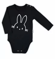 Body dla niemowląt - Body niemowlęce wyprawka z długim rękawem Bunny Nicol - 80 - miniaturka - grafika 1