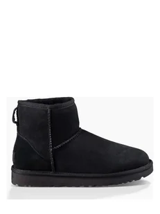 UGG Skórzane botki "Classic Mini II" w kolorze czarnym - Botki damskie - miniaturka - grafika 1