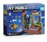 Klocki - KLOCKI MAGNETYCZNE PIKSELE BLOCZKI SZEŚCIANY MOCNE 184 el - miniaturka - grafika 1