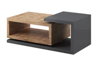 Ławy i stoliki kawowe - Stolik kawowy Bota 97 - antracyt / dąb ribbec - miniaturka - grafika 1