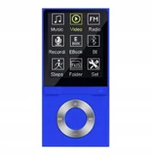 Odtwarzacze MP3 - Odtwarzacz MP4 B6 16GB bluetooth microSD MP3 niebieski - miniaturka - grafika 1