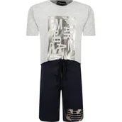 Piżamy chłopięce - Emporio Armani Piżama | Regular Fit - miniaturka - grafika 1