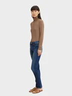 Spodnie damskie - Tom Tailor Jeansy 1033577 Niebieski Slim Fit - miniaturka - grafika 1