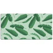 Podkładki na biurko - Mata ochronna na biurko Liście Bananowca 120x60 cm, Dywanomat - miniaturka - grafika 1