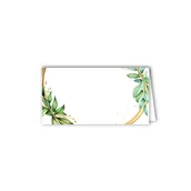 Dekoracje i nakrycia stołu na imprezę - Winietki, wizytówki na stół liście na kole - 10 sztuk - miniaturka - grafika 1