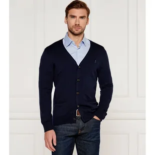 POLO RALPH LAUREN Wełniany kardigan Slim Fit - Swetry męskie - miniaturka - grafika 1