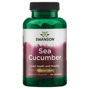 Swanson Sea Cucumber 500mg 100caps - Stawy, mięśnie, kości - miniaturka - grafika 1
