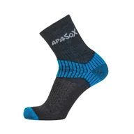 Skarpetki sportowe męskie - Skarpety Apasox MISTI blue EU 43-47 - miniaturka - grafika 1