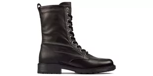 Clarks Orinoco2 Style Botki czarne skórzane 38 - Botki damskie - miniaturka - grafika 1