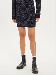 Patrizia Pepe Spódnica mini 2G0986 K210 Granatowy Regular Fit - Spódnice - miniaturka - grafika 1