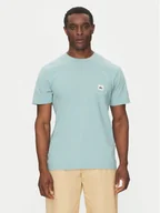 Koszulki męskie - Quiksilver T-Shirt EQYZT08062 Błękitny Regular Fit - miniaturka - grafika 1