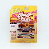 Samochody i pojazdy dla dzieci - JOHNNY LIGHTNING 2-Pack 1976 Dodge Street Van & 1977 Ford Cruising Van (wersja 2) - miniaturka - grafika 1