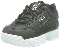 Buty dla dziewczynek - FILA Unisex Disruptor Kids sneakersy dziecięce, czarny, 31 EU - miniaturka - grafika 1