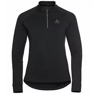 Bluzy damskie - Odlo Damska bluza Midlayer 1/2 Zip Berra 542491 - miniaturka - grafika 1