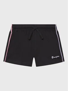 Champion Szorty sportowe 404669 Czarny Regular Fit - Spodenki damskie - miniaturka - grafika 1