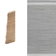 Listwy przypodłogowe - Arbiton Zakończenie prawe do listwy LARS (2 sztuki) alu light - miniaturka - grafika 1