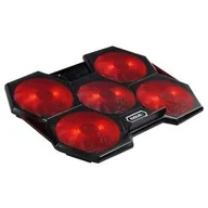 Podkładki chłodzące pod laptopa - Evolveo Ania 14 pro 11- 17.3" (ANIA14) Czarna - miniaturka - grafika 1