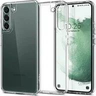 Etui i futerały do telefonów - Spigen Etui Braders Ultra Hybrid do Galaxy S22 Crystal Clear - miniaturka - grafika 1