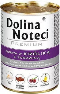 Dolina Noteci Premium Królik z żurawiną 24x400g 23305-uniw - Mokra karma dla psów - miniaturka - grafika 1