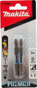 Makita MAKITA PODWÓJNA KOŃCÓWKA WKRĘTAKOWA PZ2-65mm /2szt. IMPACT PREMIER - Bity - miniaturka - grafika 1