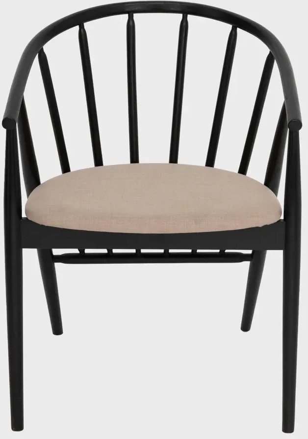 Krzesło drewniane CALIDO czarne HOMLA