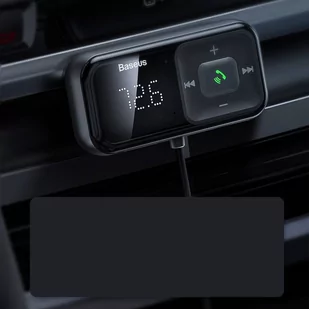 Baseus S-16 Transmiter FM Bluetooth 5.0 2x USB ładowarka samochodowa AUX MP3 TF micro SD 3,1 A czarny (CCTM-E01) - Ładowarki samochodowe - miniaturka - grafika 15