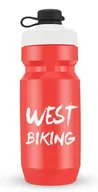 Shakery i bidony sportowe - Bidon rowerowy na rower do roweru z ustnikiem 610 ml czerwony - miniaturka - grafika 1
