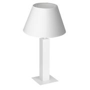 Lampy stojące - Luminex Table lamps 3609 Lampa stołowa lampka 1X60W E27 biały - miniaturka - grafika 1