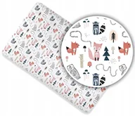 Prześcieradła dla dzieci - PRZEŚCIERADŁO BAWEŁNIANE DO DOSTAWKI 83x50 DUŻY WYBÓR! - miniaturka - grafika 1