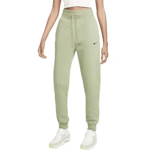 Nike DQ5688-386 W NSW PHNX FLC HR Pant Std Spodnie Sportowe Damskie Olej Zielony/Czarny Rozmiar L - Spodnie rowerowe - miniaturka - grafika 1