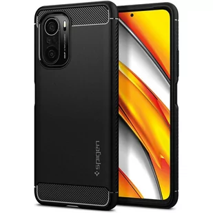 Spigen RUGGED ARMOR XIAOMI POCO F3/MI 11i MATTE BLACK ACS03006 - Etui i futerały do telefonów - miniaturka - grafika 1