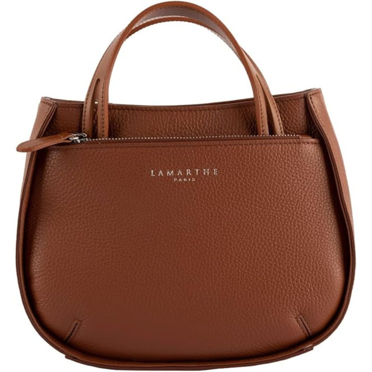 Torebka Lamarthe Fidele skórzana brązowa listonoszka